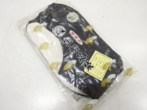 未使用品　福助　黒足袋(25.5センチ・4枚コハゼ)